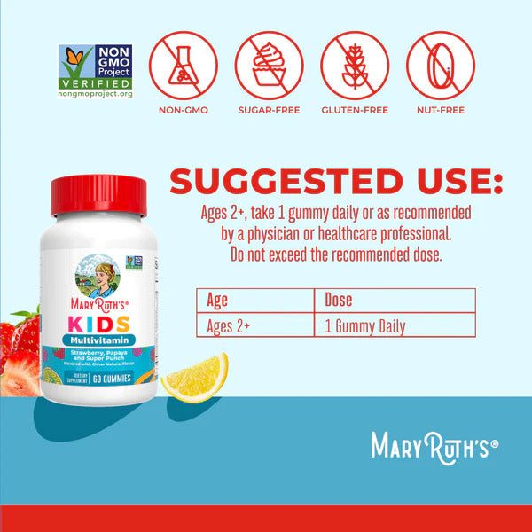 MaryRuth's Kids Multivitamin Gummies