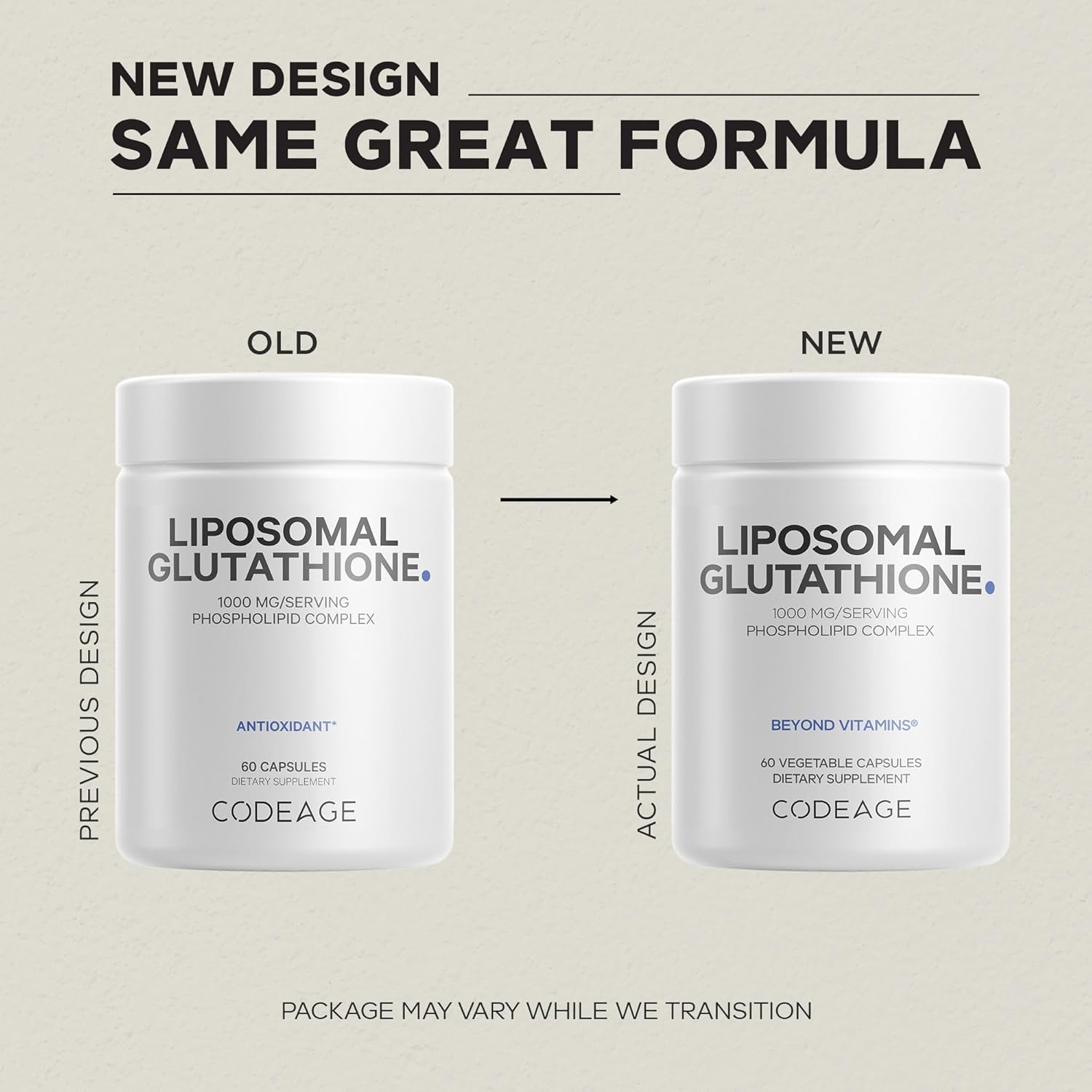 Codeage Liposomal Glutathione 1000mg