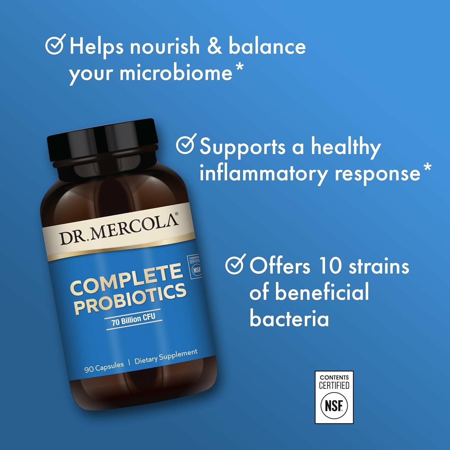 Dr. Mercola Complete Probiotics 70BCFU