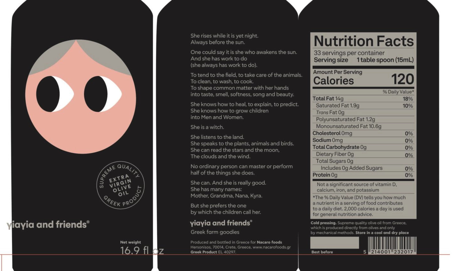 Yiayia and Friends Extra Virgin Olive Oil