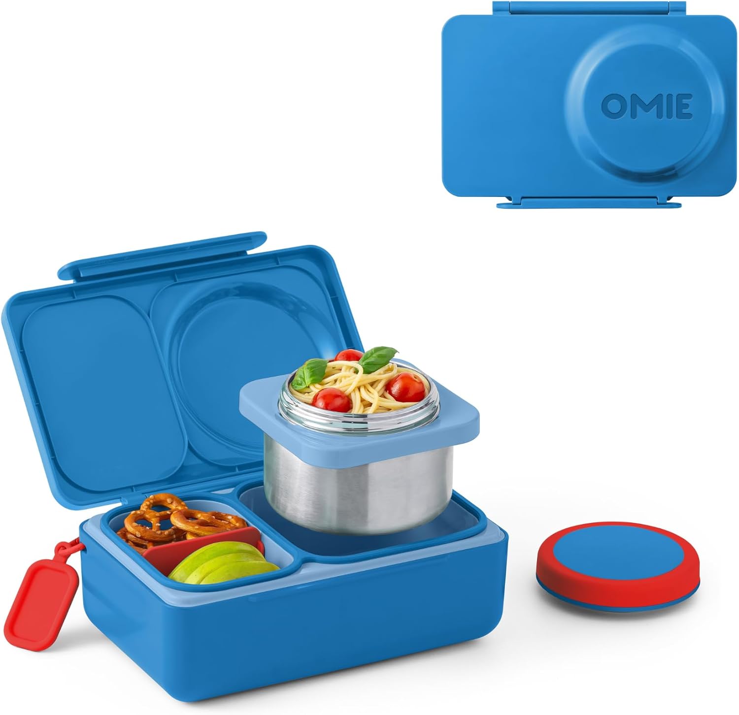 OmieLife UP Bento Box For Kids - Blue