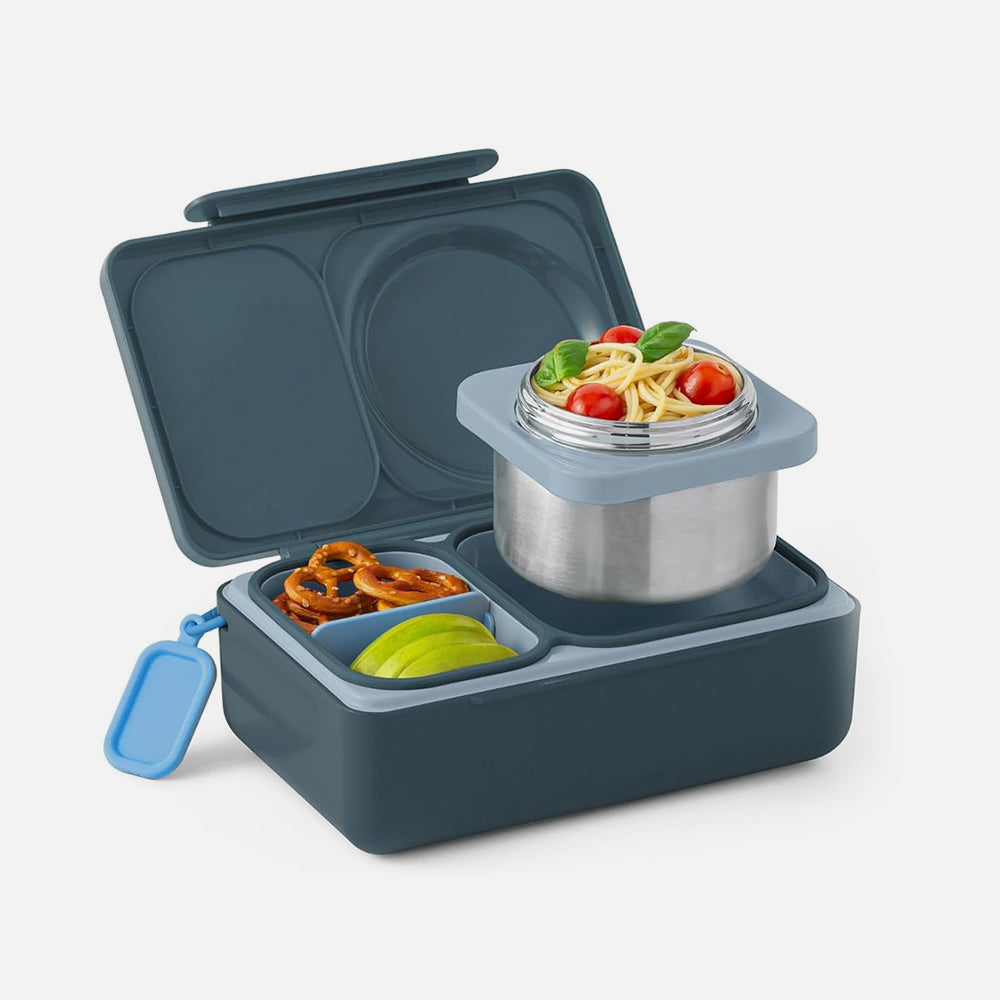 OmieLife UP Bento Box For Kids - Grey